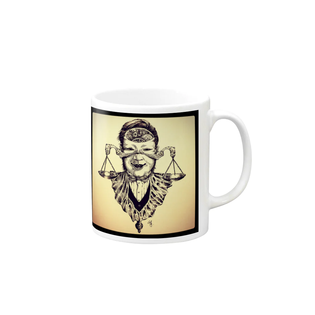 kyo5itsuki96hebiのLibra Mug :right side of the handle