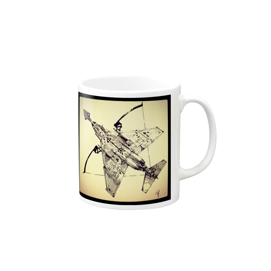 kyo5itsuki96hebiのSagittarius Mug :right side of the handle