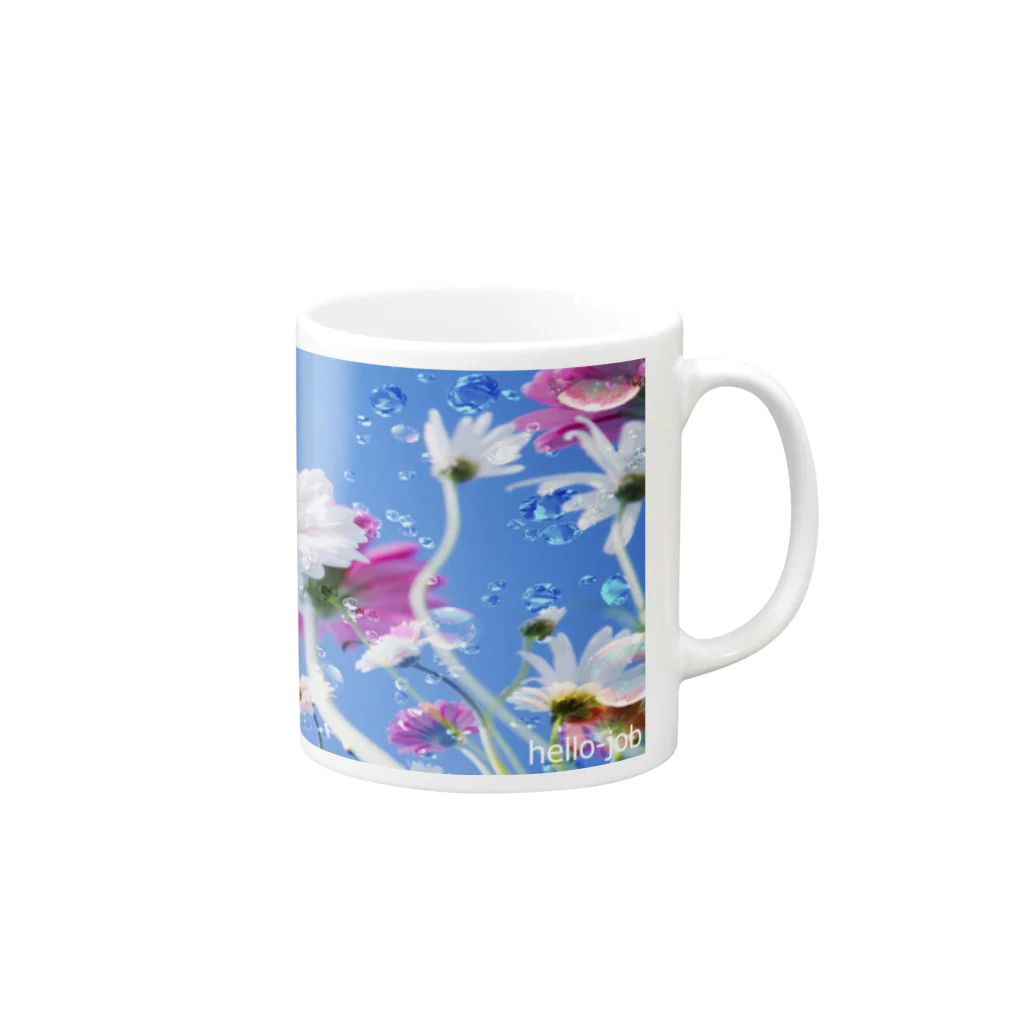 hello-jobの幸運グッズ（健康運） Mug :right side of the handle