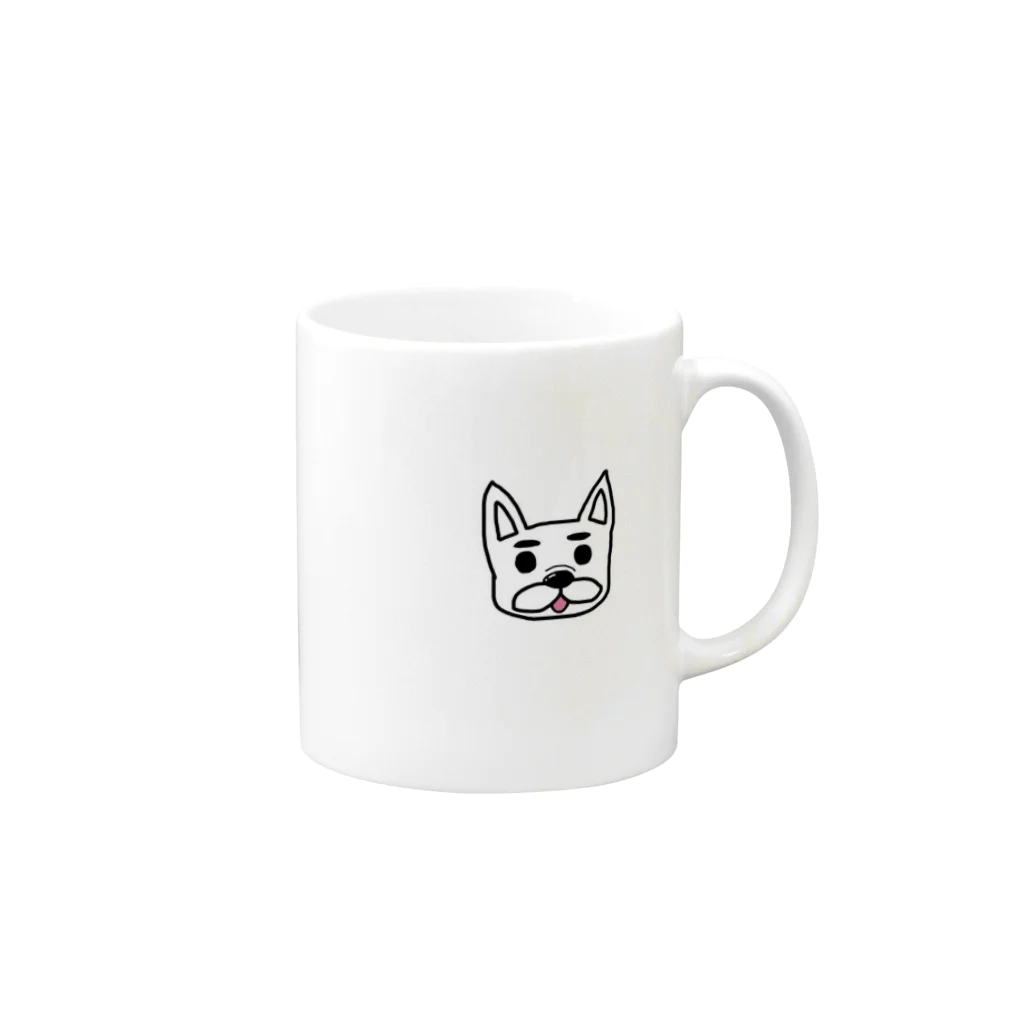 ranunculusのぶるちゃん Mug :right side of the handle