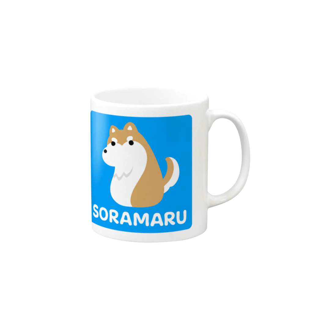 てつまるの森のSoramaru マグカップの取っ手の右面