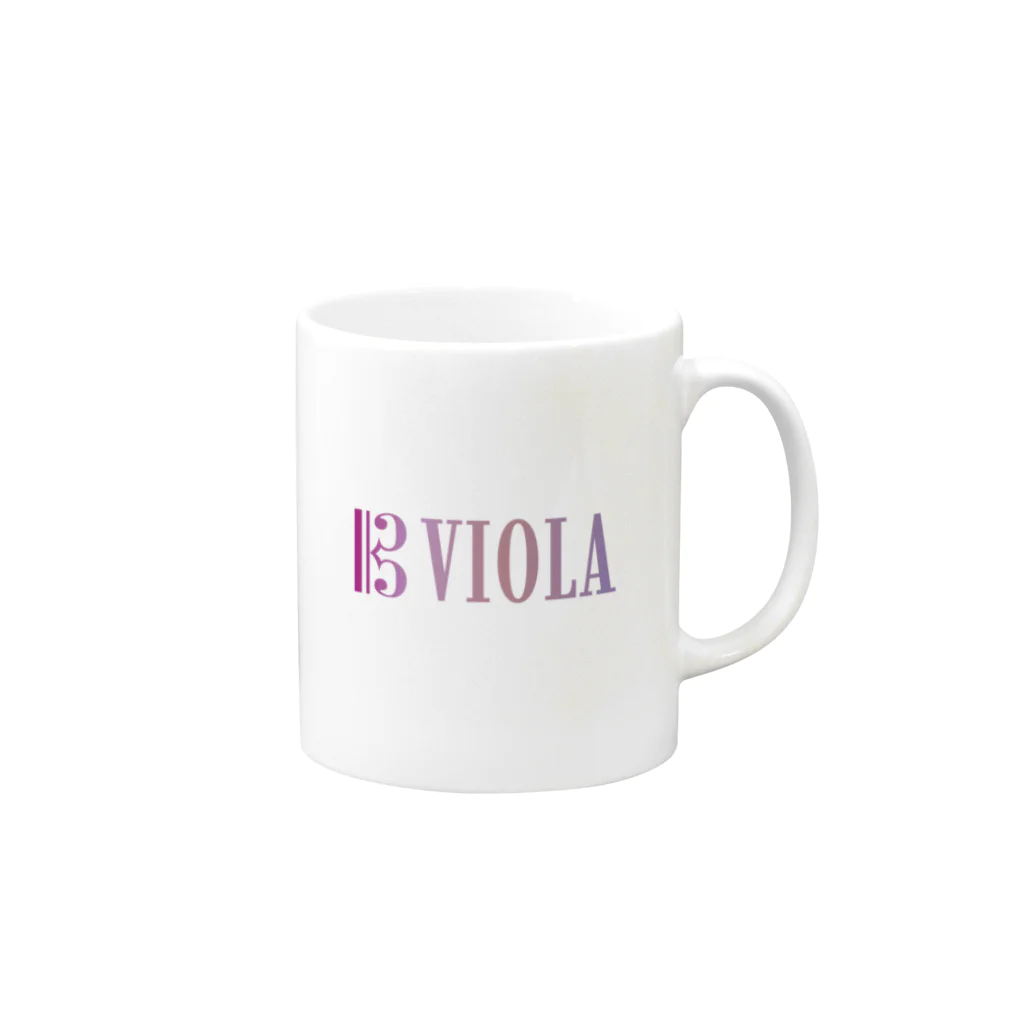 Music itemsのVIOLA(ヴィオラ) Mug :right side of the handle