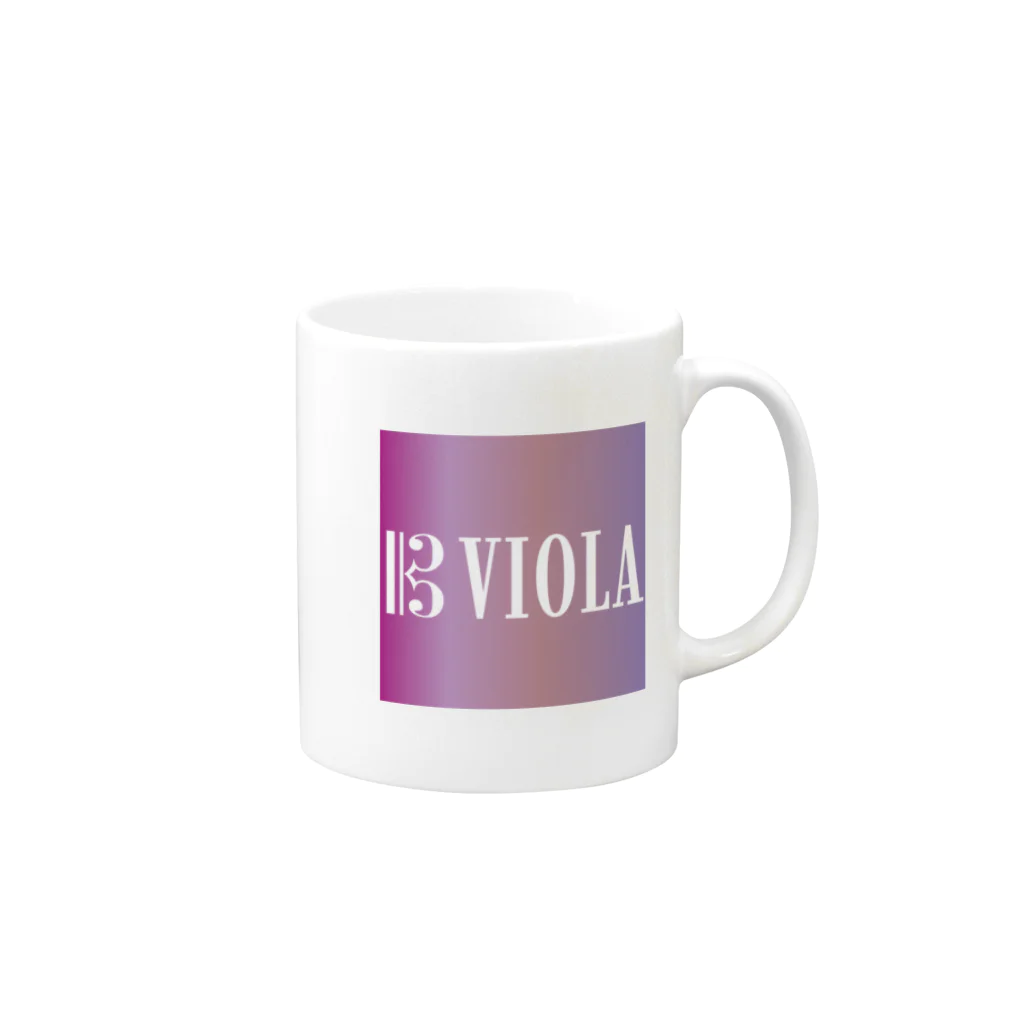 Music itemsのVIOLA(ヴィオラ) Mug :right side of the handle