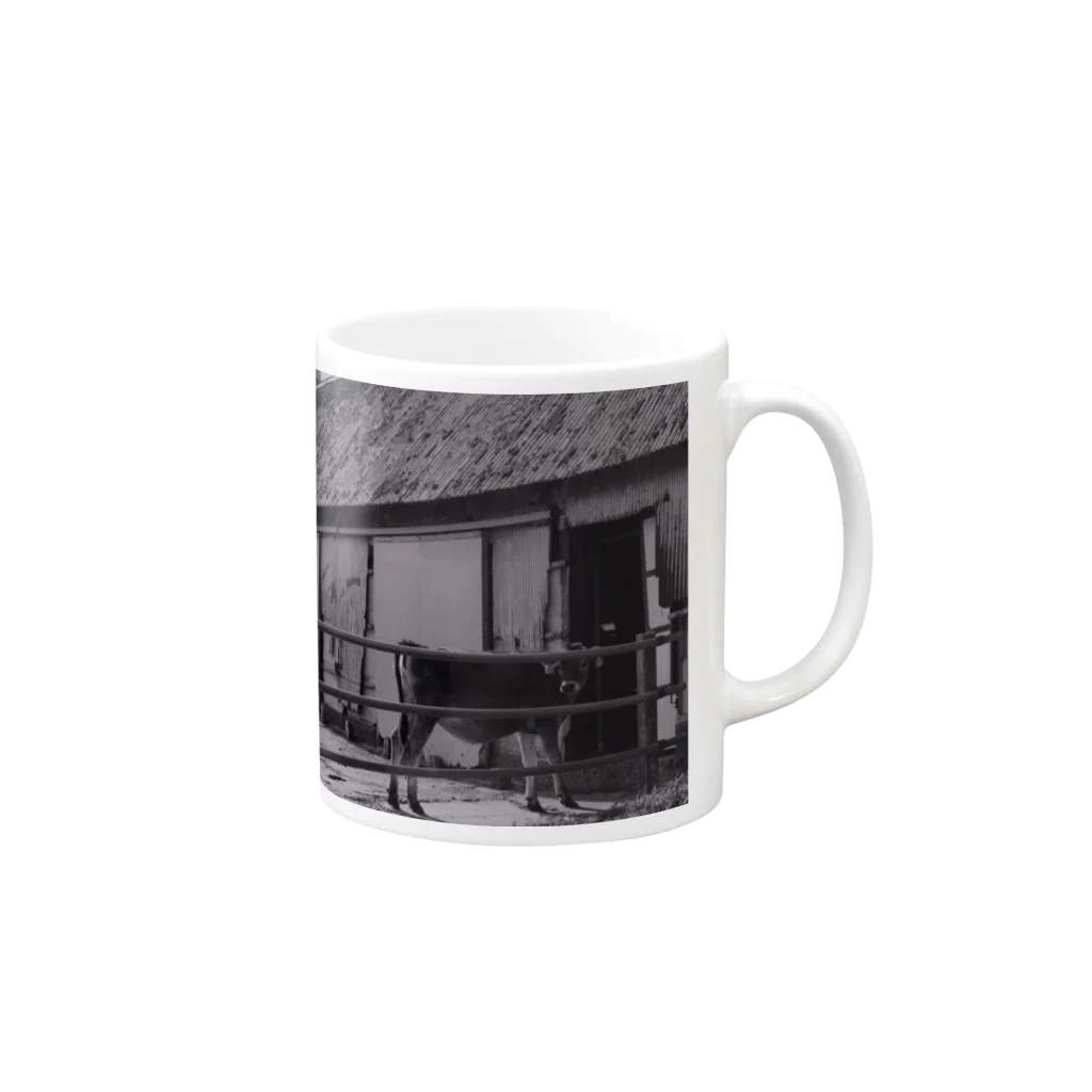 PORTONE, ART, LABORATORY.のThe Calf's Eye Mug :right side of the handle