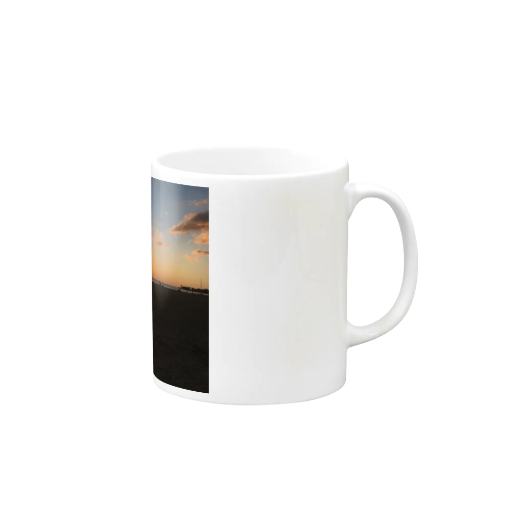 seiraのsunset Mug :right side of the handle