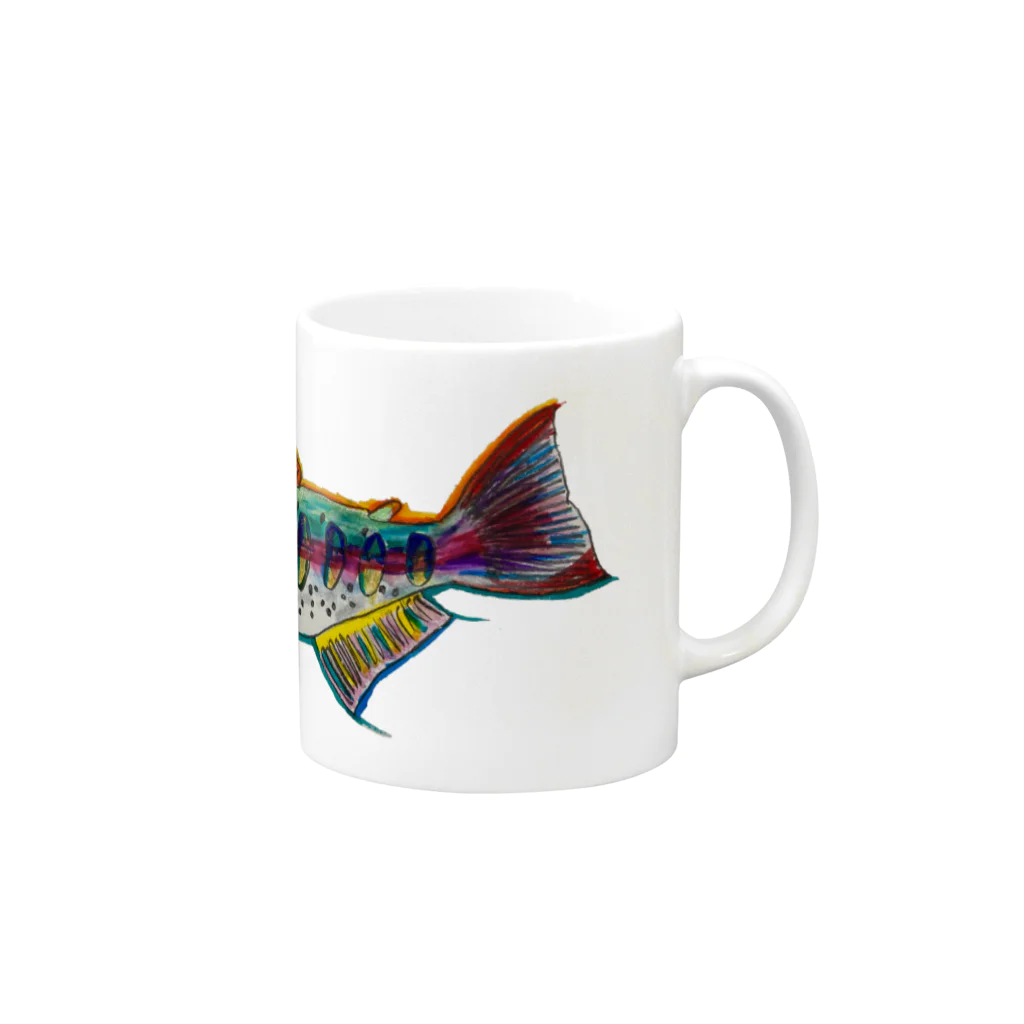 Coshi-Mild-Wildのヤマメ Mug :right side of the handle