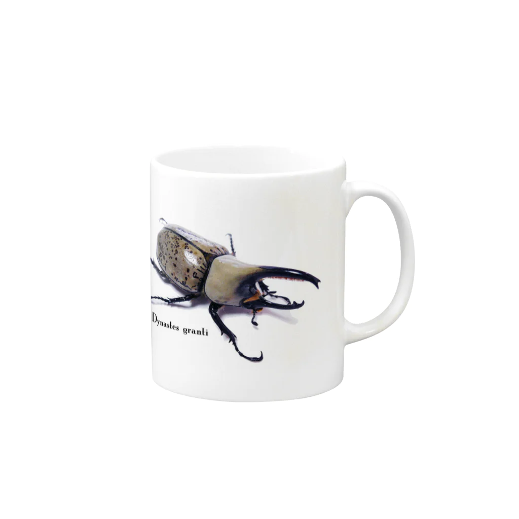 PLAQUE Mag StorieのDynastes granti (PL16DG5001) Mug :right side of the handle