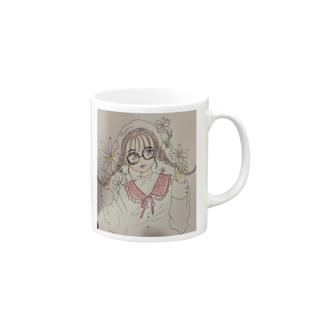 seAraのオルチャン Mug :right side of the handle