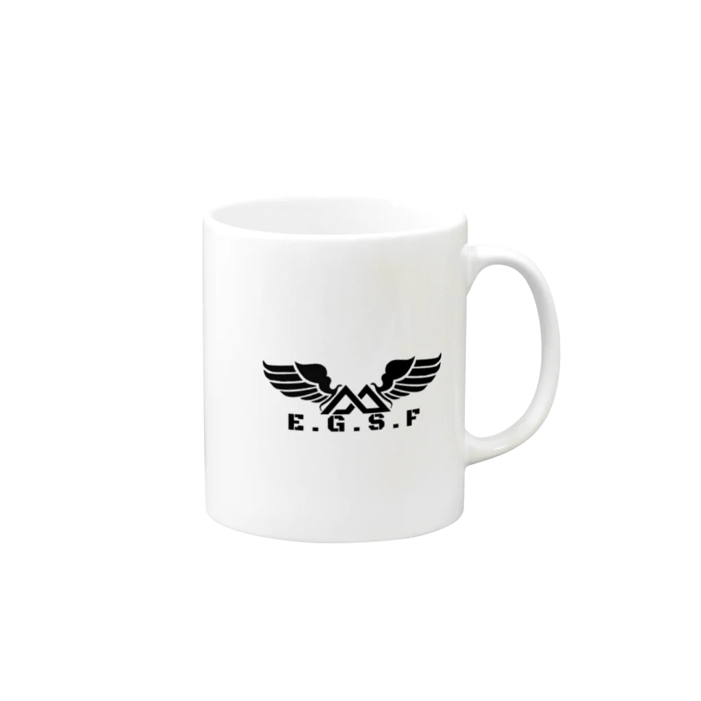 AkiyoshiのE.G.S.F Mug :right side of the handle