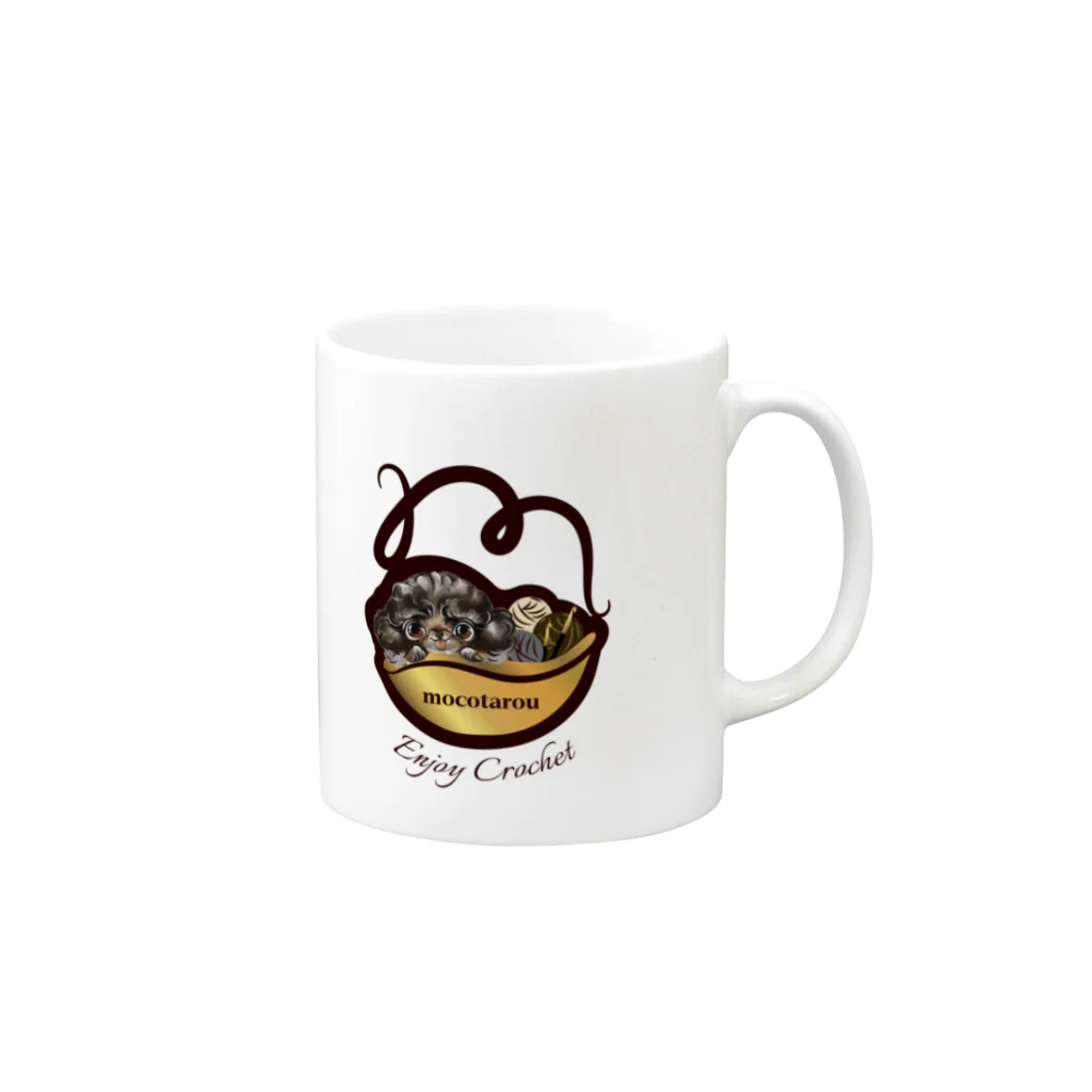 モコタロウ/mocotarouのデザインマグカップ Mug :right side of the handle