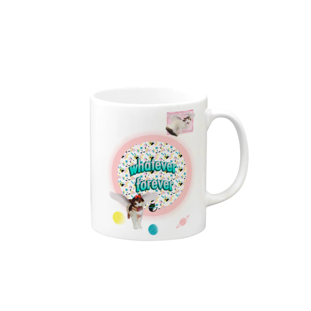 𝙈𝙊𝙈𝙊'𝙨 𝙎𝙝𝙤𝙥のwhatever forever 90' #02 Mug :right side of the handle