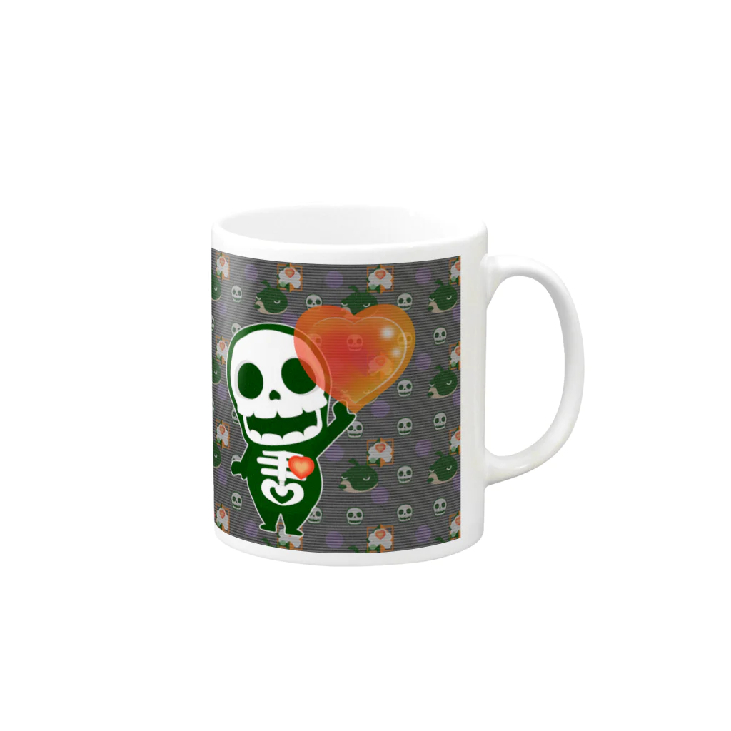 イラスト MONYAAT のがいこっちゃ Mug :right side of the handle