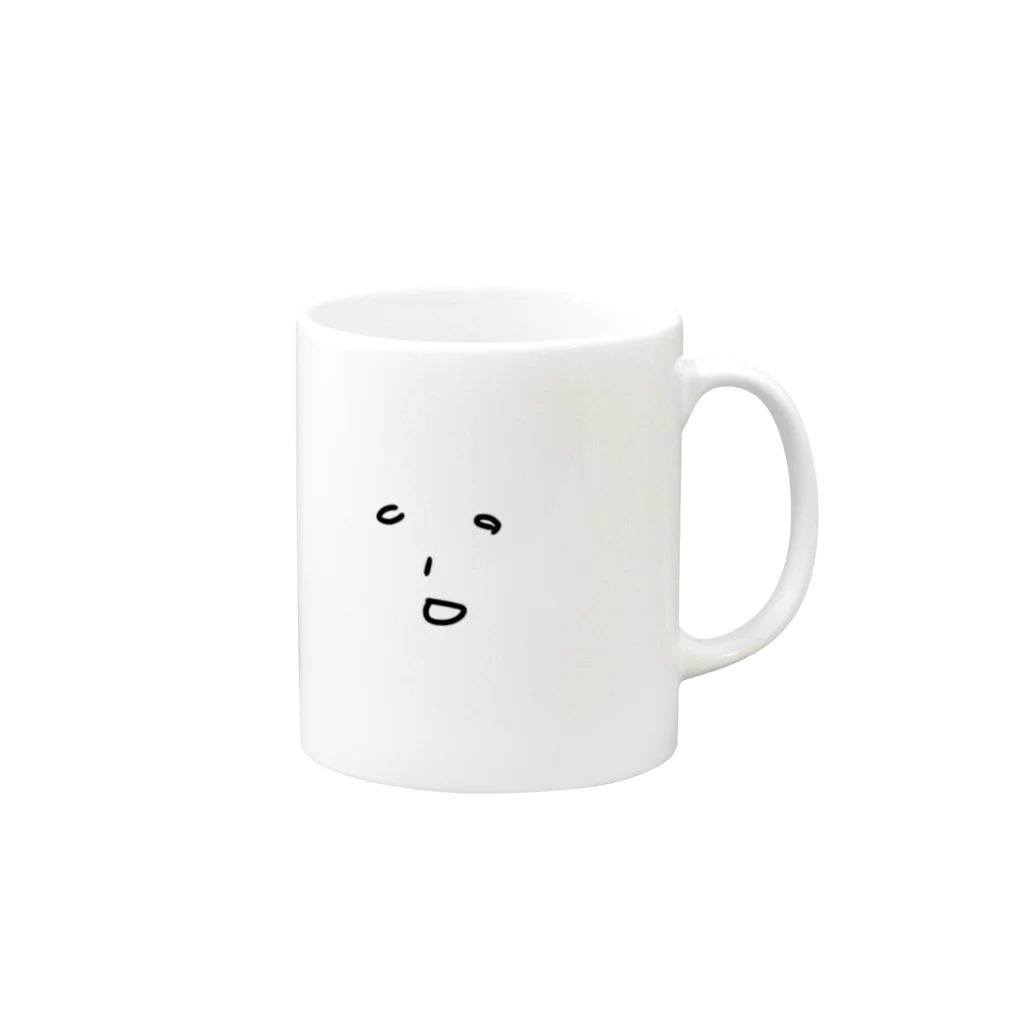 そるかの謎顔のマグカップ Mug :right side of the handle