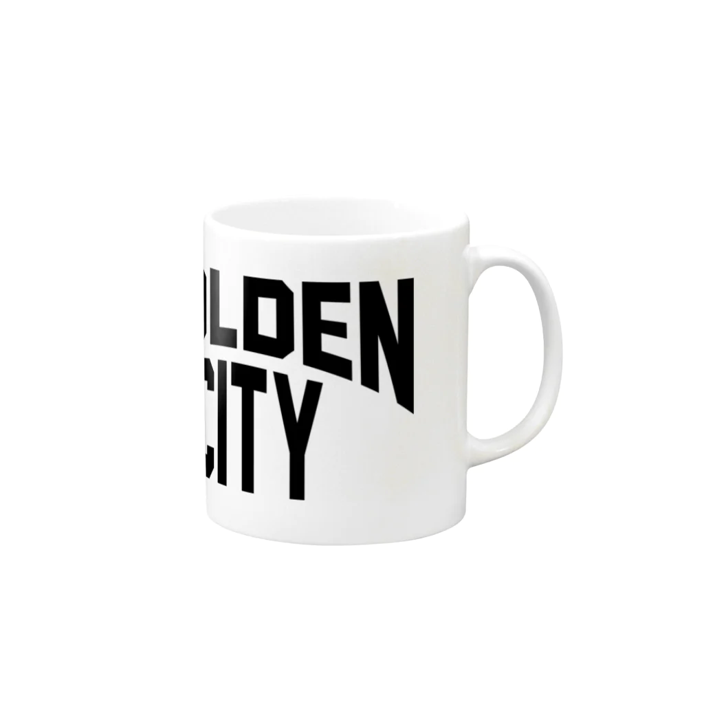 stereovisionのGolden City Mug :right side of the handle