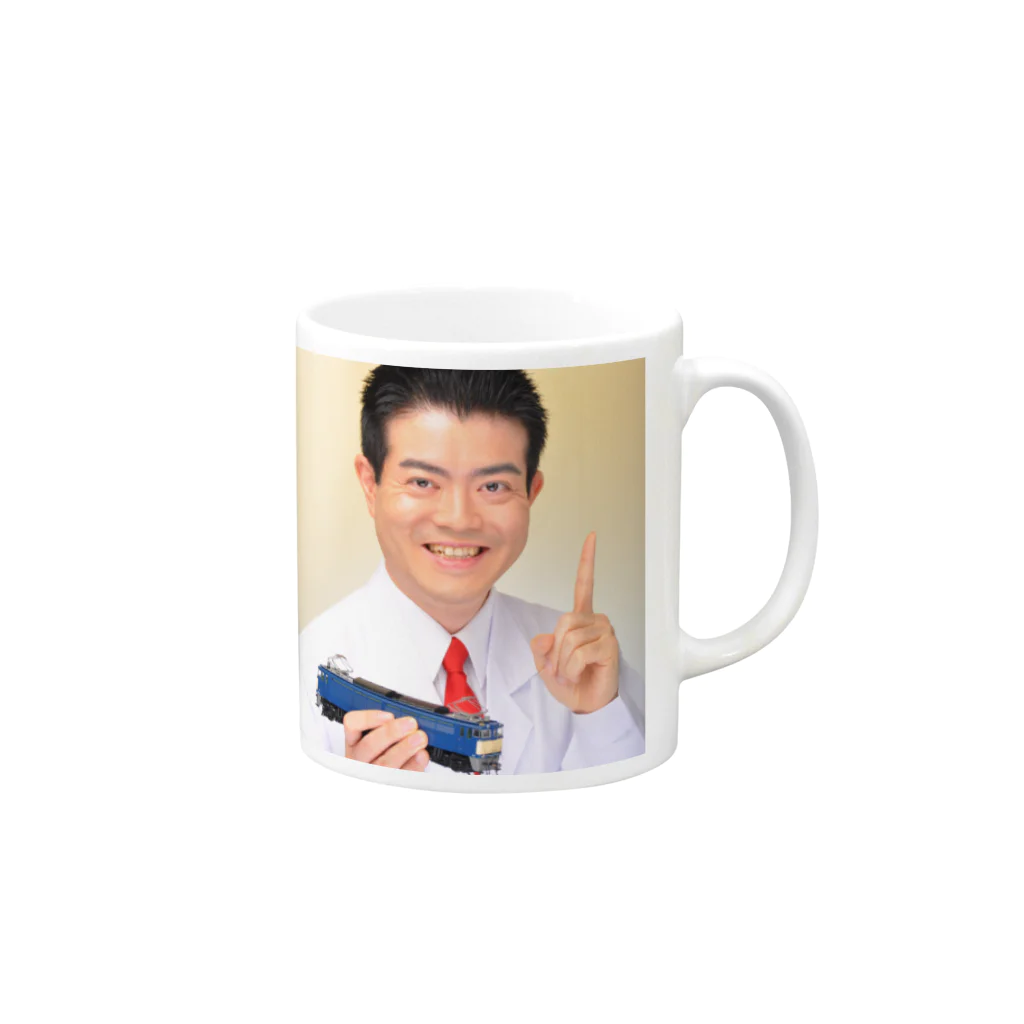 鉄道博士 / Dr.Railwayの鉄道博士 / Dr.Railway Mug :right side of the handle