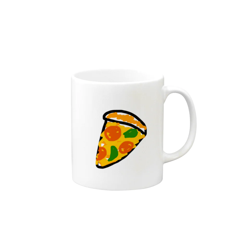 pizza clubのpizza club Mug :right side of the handle