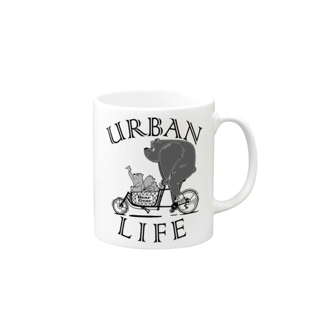nidan-illustrationの"URBAN LIFE" #1 マグカップの取っ手の右面