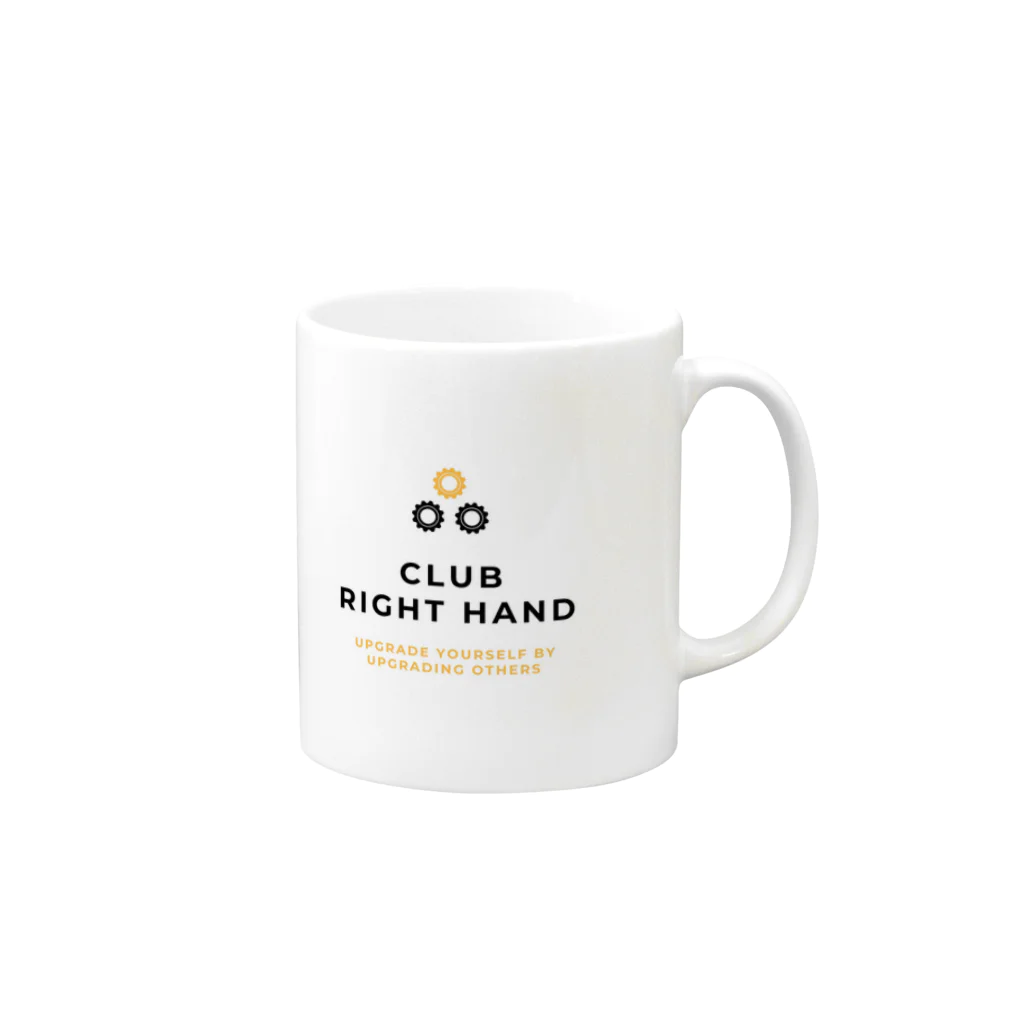 purewhitejuniorのClub Right Handのアイテムたち Mug :right side of the handle