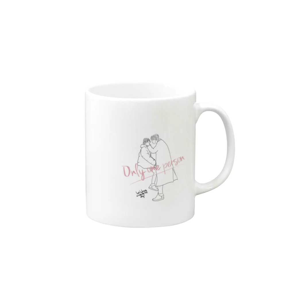 Let's have a wonderful day!のLet’s have a wonderful day!プレゼント Mug :right side of the handle