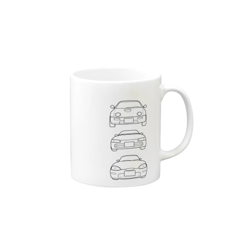 eMu*りおのA.B.C  K-car Mug :right side of the handle