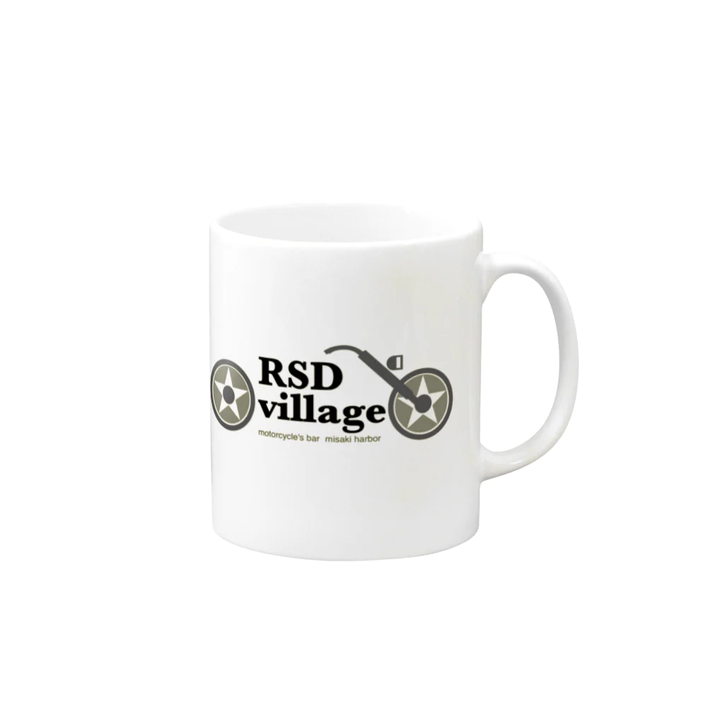 三崎 RSD VillageのRSDオリジナル　 マグカップの取っ手の右面