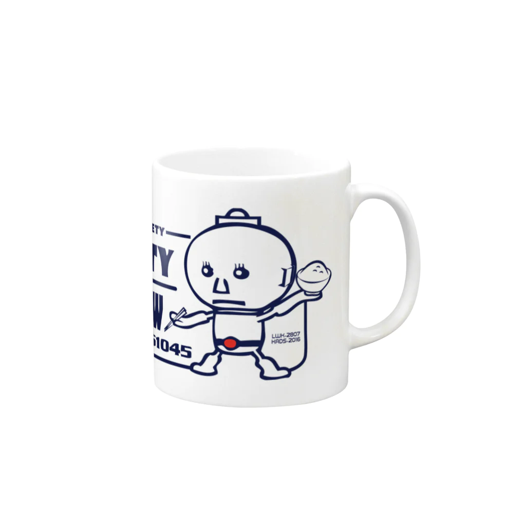 パテモソ商店。のパテモソ2016冬Ver. Mug :right side of the handle