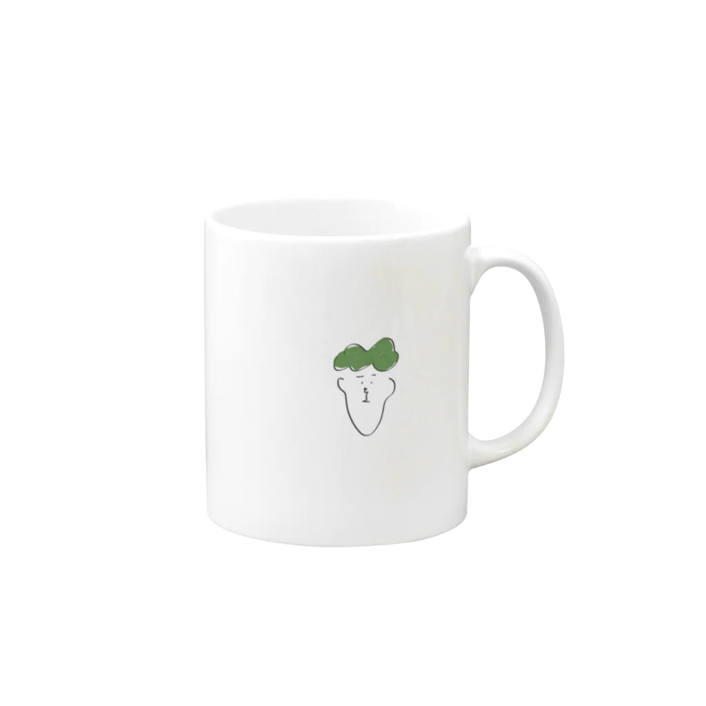 onion soupの大根丸 Mug :right side of the handle