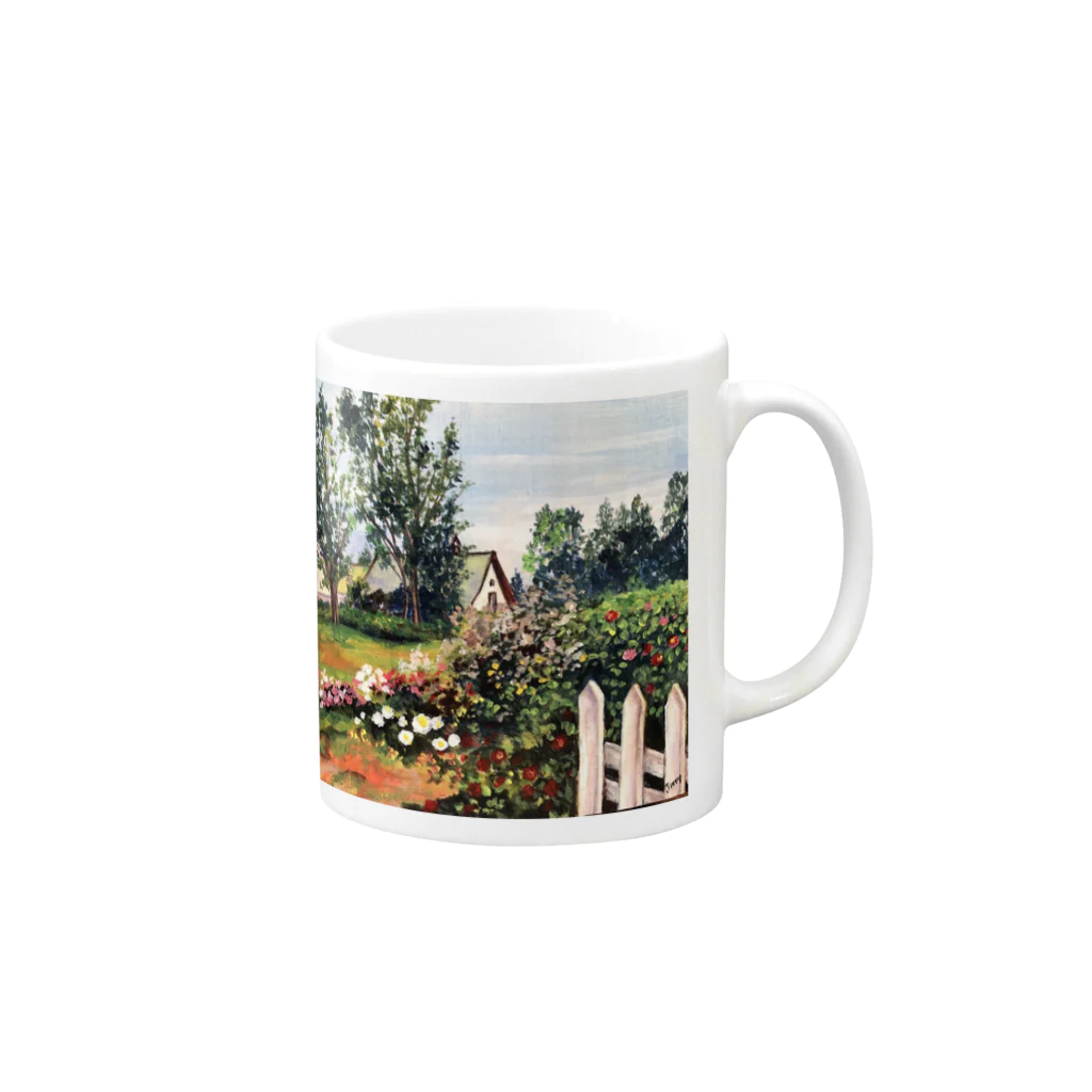 299WORKSのプリンスエドワード島の旅・2 Mug :right side of the handle