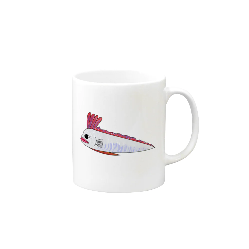 ozisanのリュウグウノOL Mug :right side of the handle