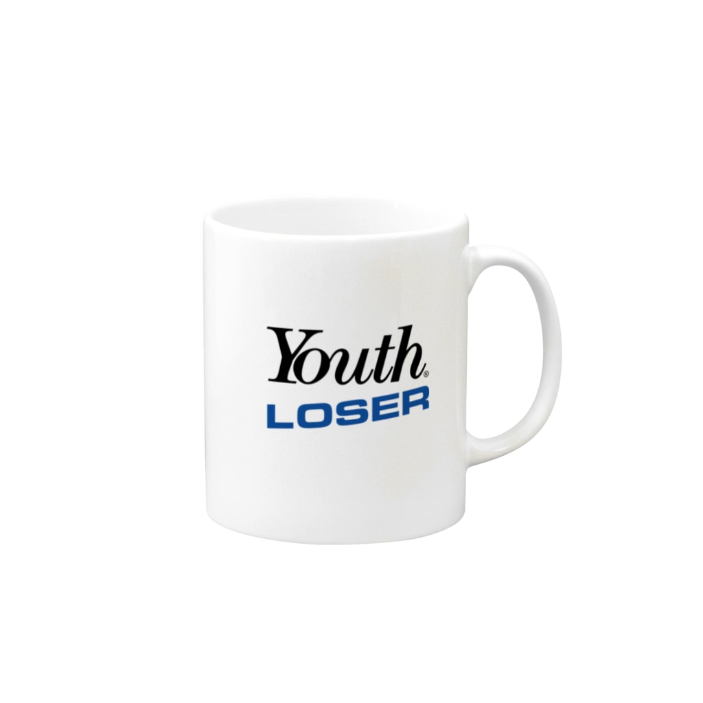 YOUTH LOSERのYouth LOSER mug Mug :right side of the handle