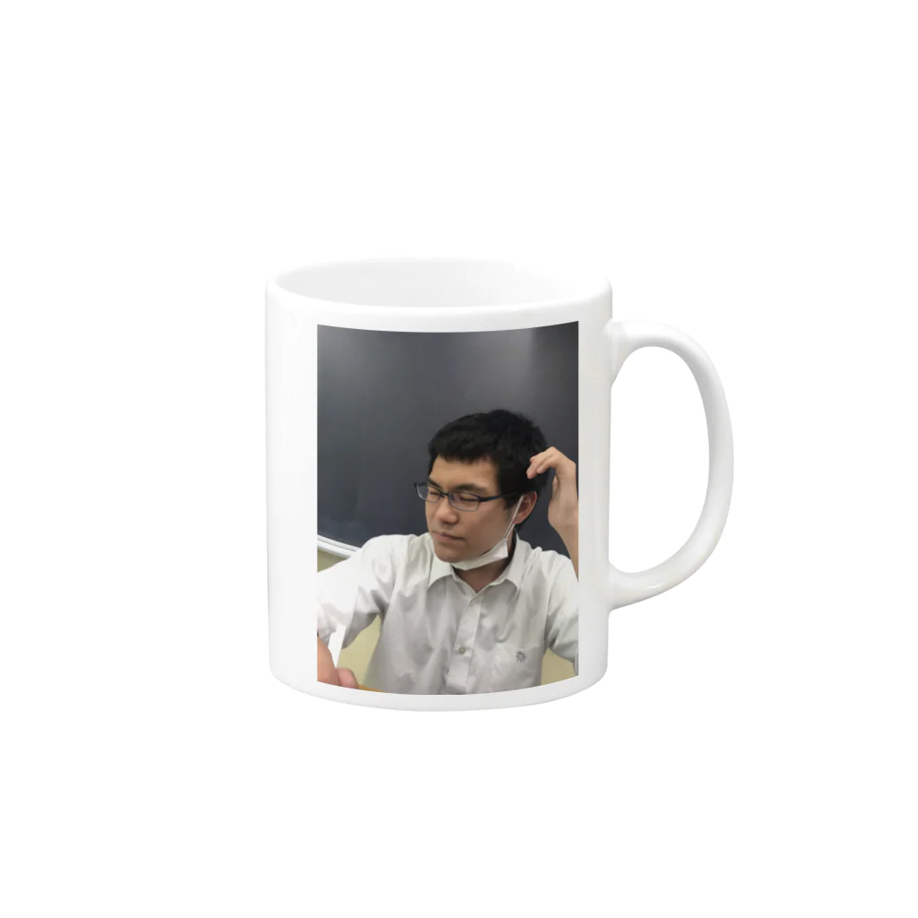 ともにょーの福田しおん Mug :right side of the handle