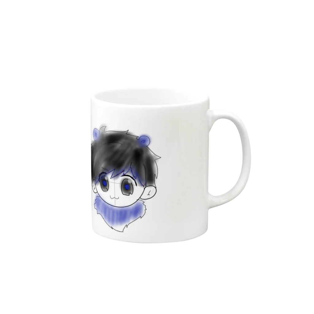 KazuyaCrewGoodsのかじゅたんラフ画シリーズ Mug :right side of the handle