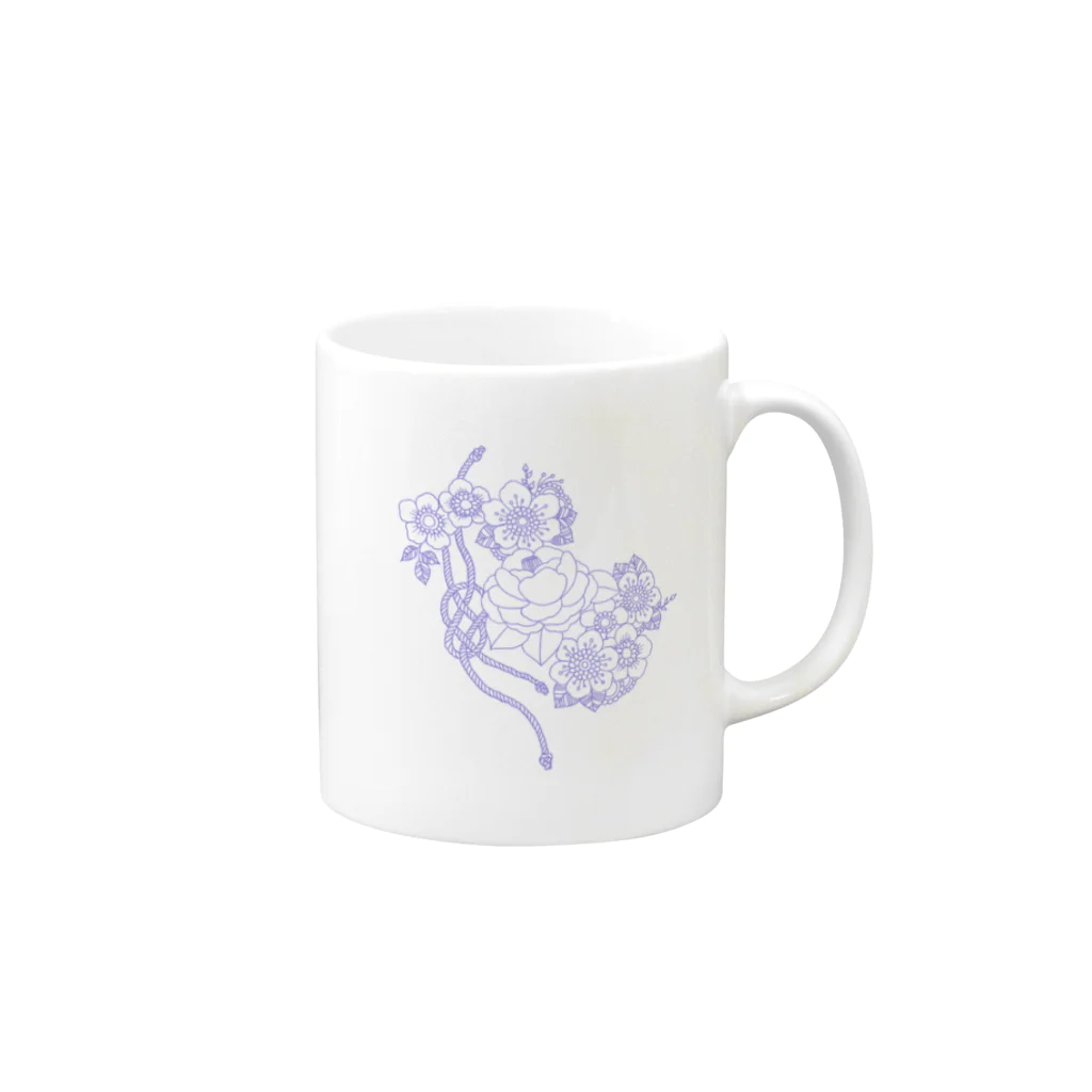 lotus worker holic*のvi.rope Mug :right side of the handle