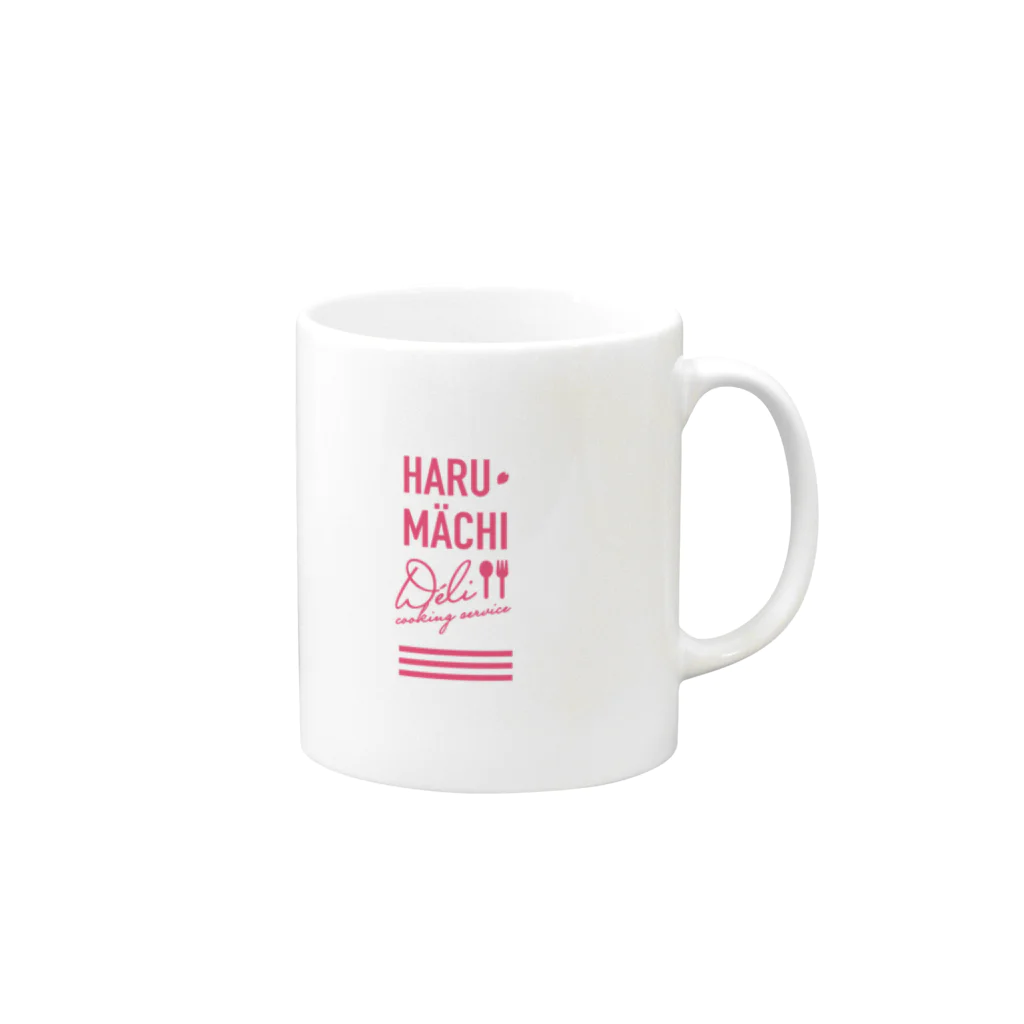 おぶせとストアの春だけ限定色 Mug :right side of the handle