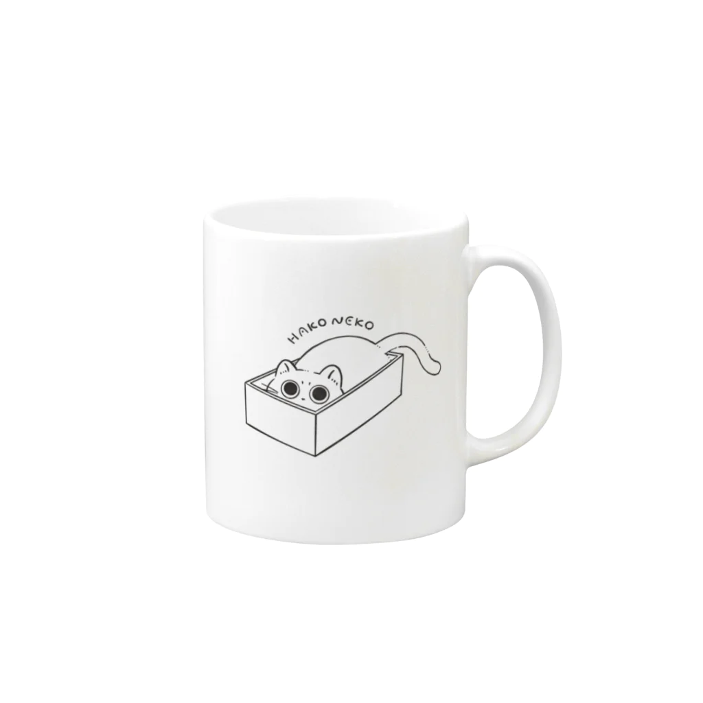 にゃんこ中将の箱入りにゃんこ大佐 Mug :right side of the handle