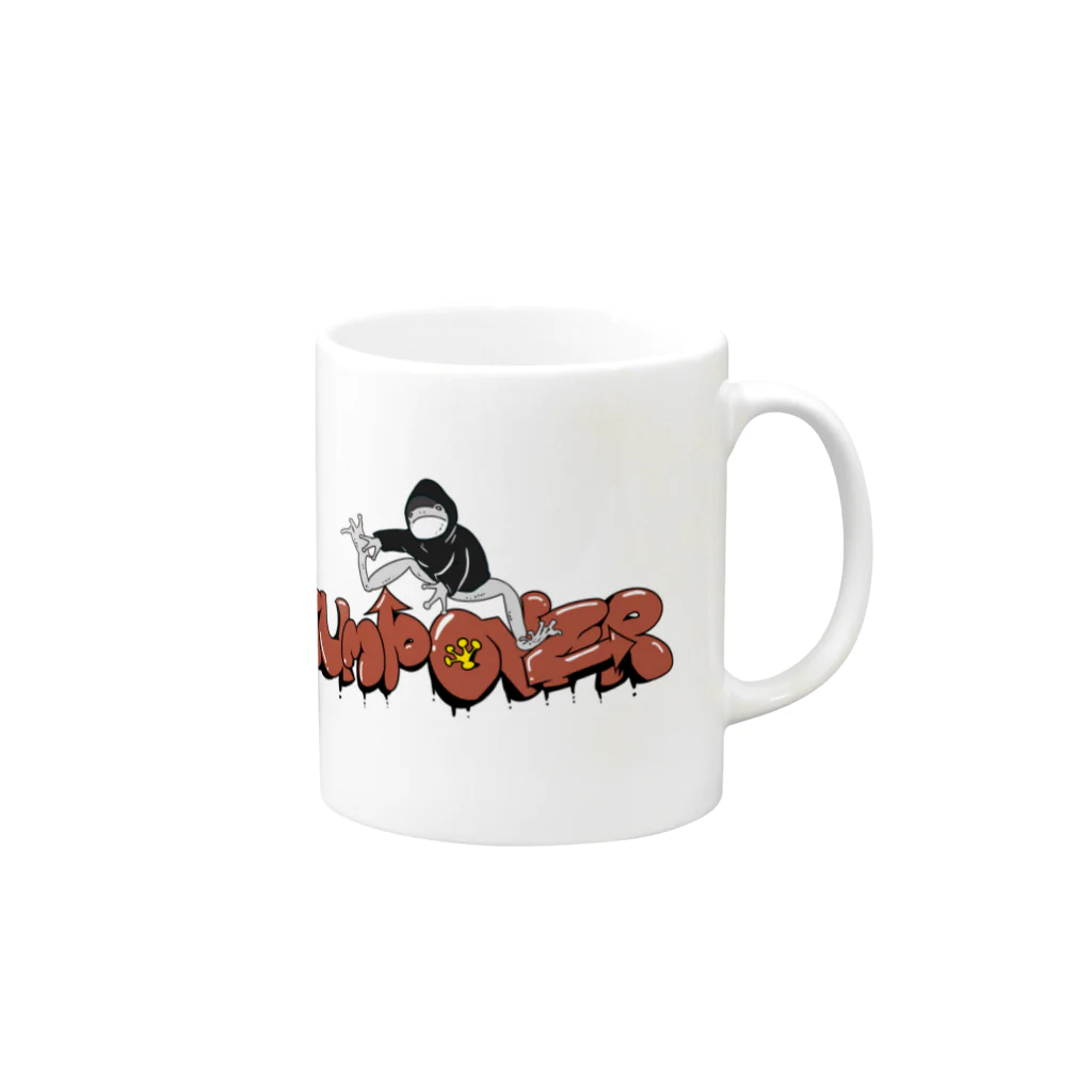 LAID_KUAのJUMP OVER！！ Mug :right side of the handle