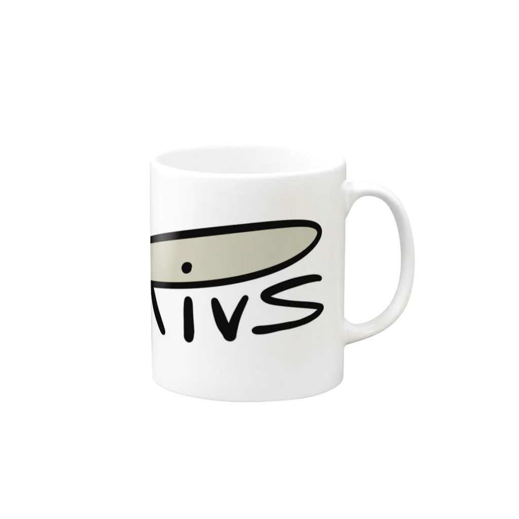 Soma’s ShopのRIVS2021ss Mug :right side of the handle