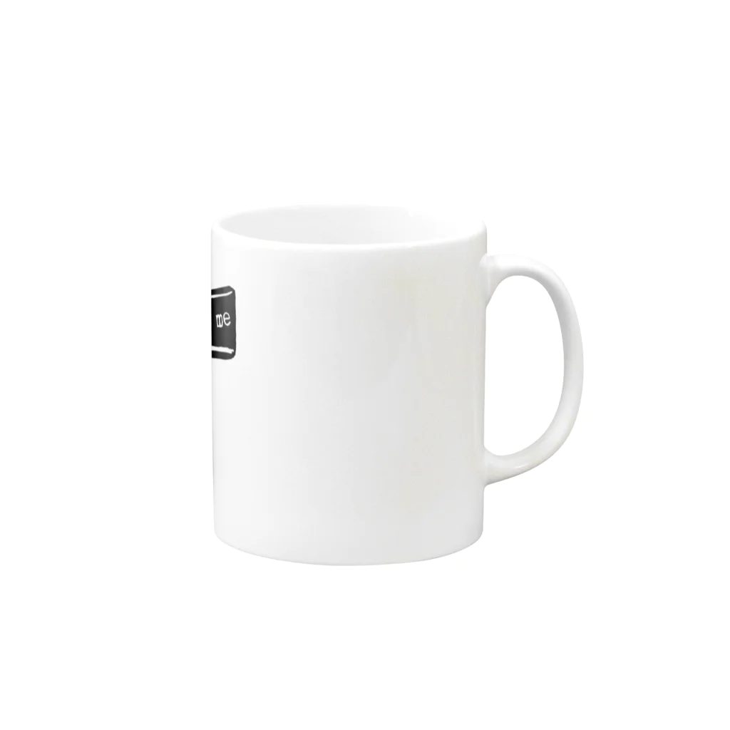 Annoyingのめしあがれ Mug :right side of the handle