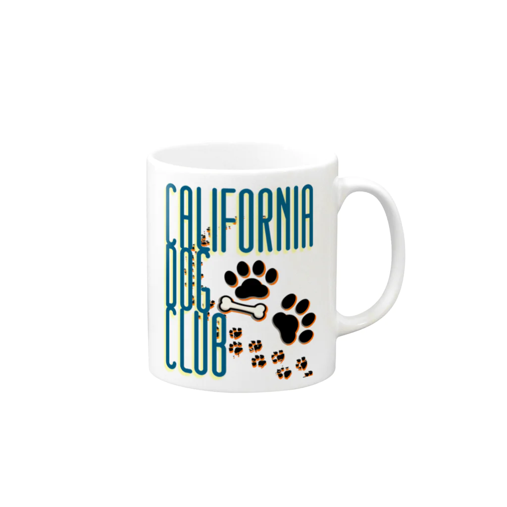 REGALIAのCALIFORNIA DOG CLUB マグカップの取っ手の右面