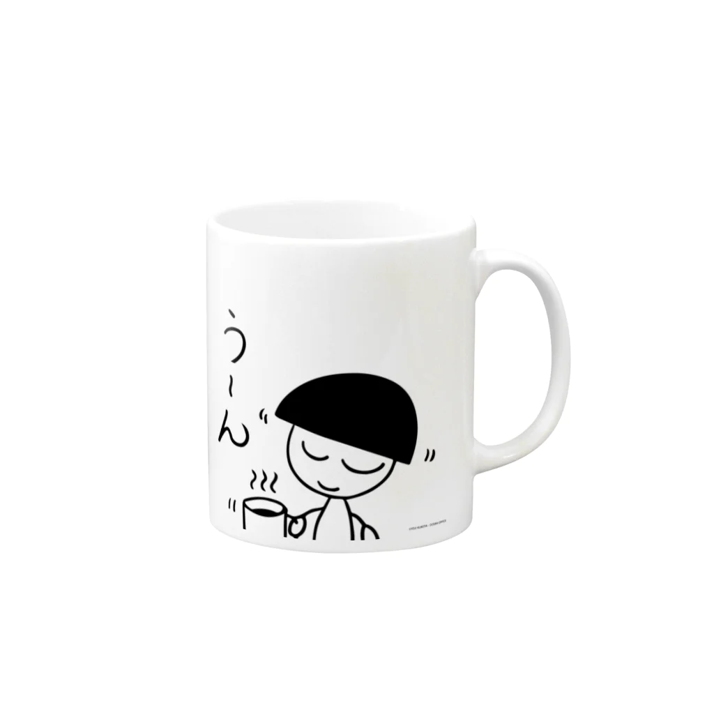 OCEAN OFFICEのクボちゃんコーヒーブレイクマグ Mug :right side of the handle