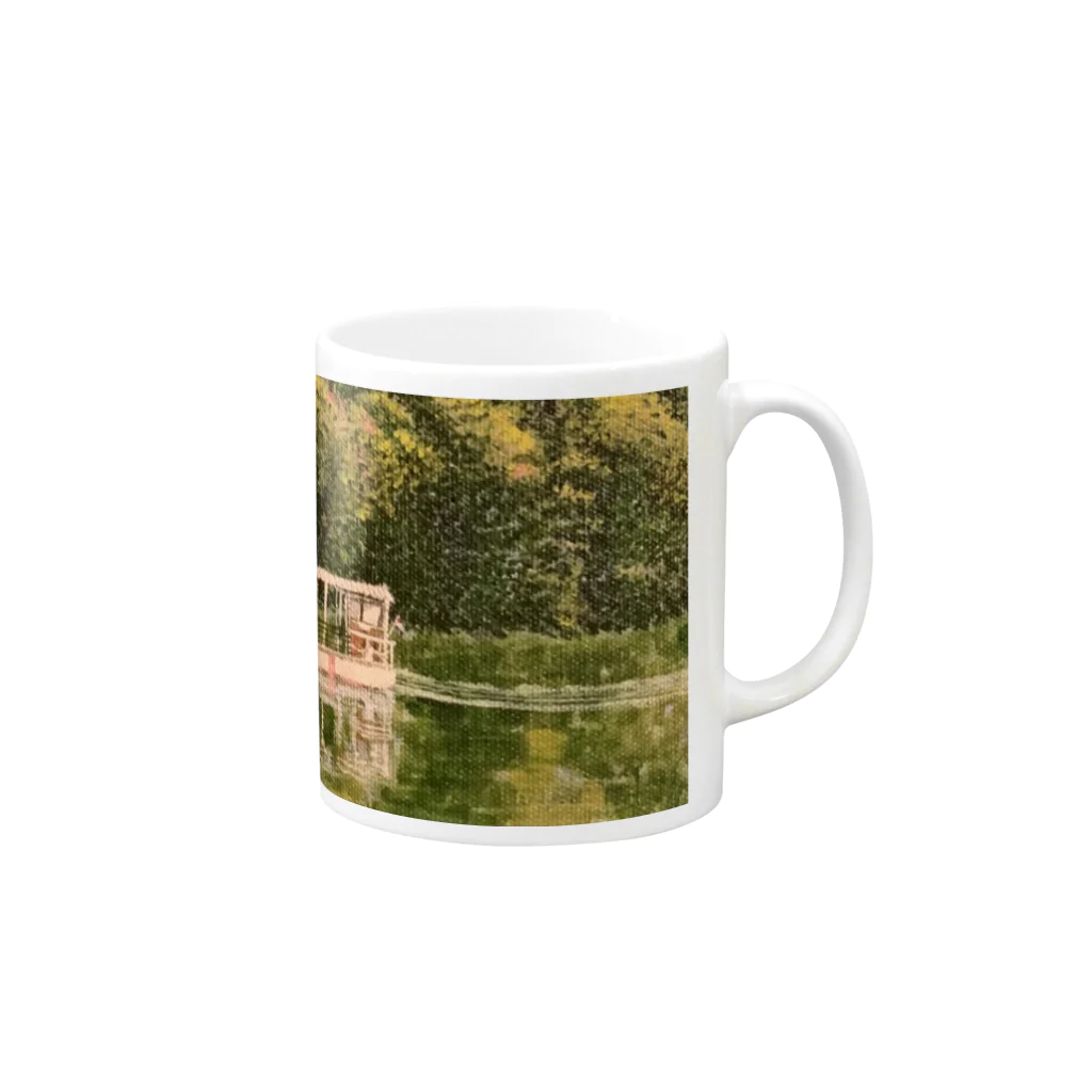 Akiko_KidokoroのPlitvice Lakes, Croatia Mug :right side of the handle