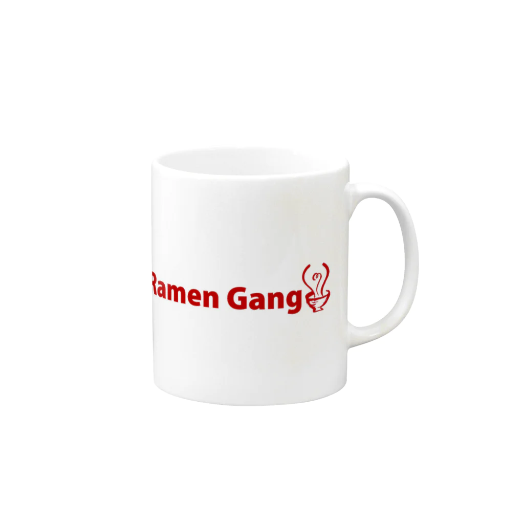 Shoyu Ramen GangのSRG１ Mug :right side of the handle