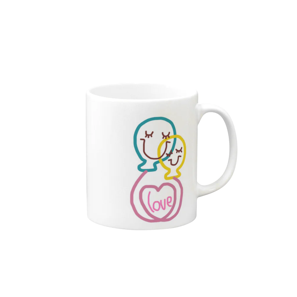 USAKITIのバルーンちゃん Mug :right side of the handle