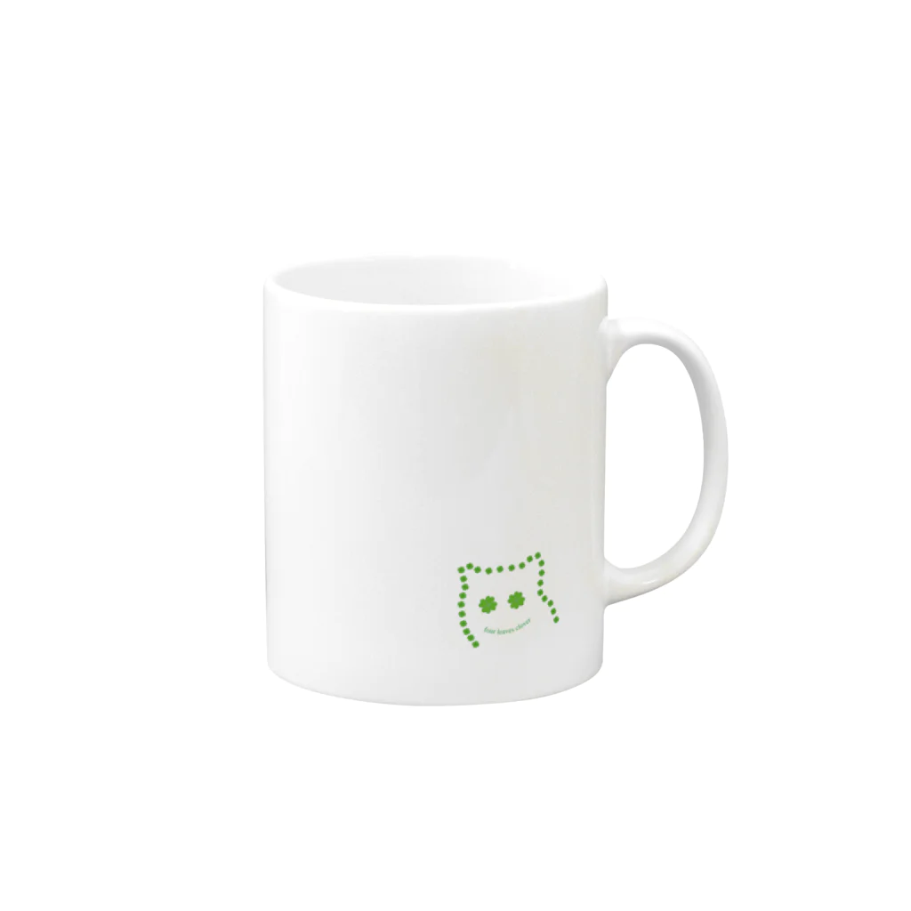 Takumiのよつばのくろーばー Mug :right side of the handle