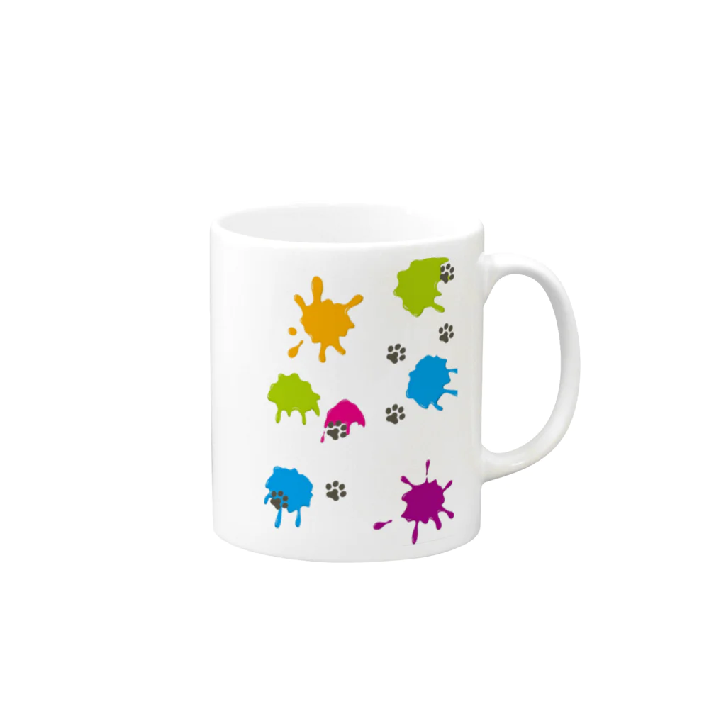 ForPawsのPawPainting Mug :right side of the handle