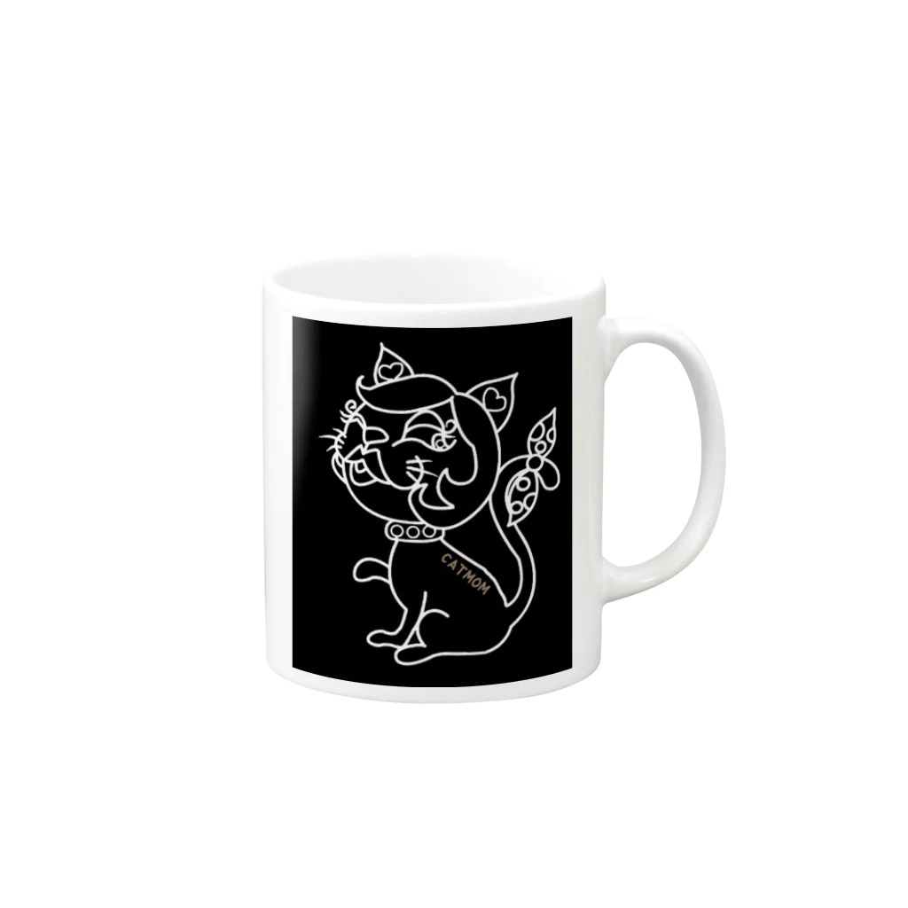 CATMOMのCooooooooool！ マリリン❤ Mug :right side of the handle