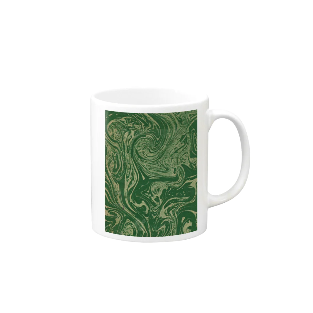 韓国しか勝たん系の人のgreencup Mug :right side of the handle