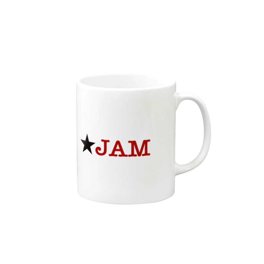 JAM SOUND WITCHのJAMプリント Mug :right side of the handle