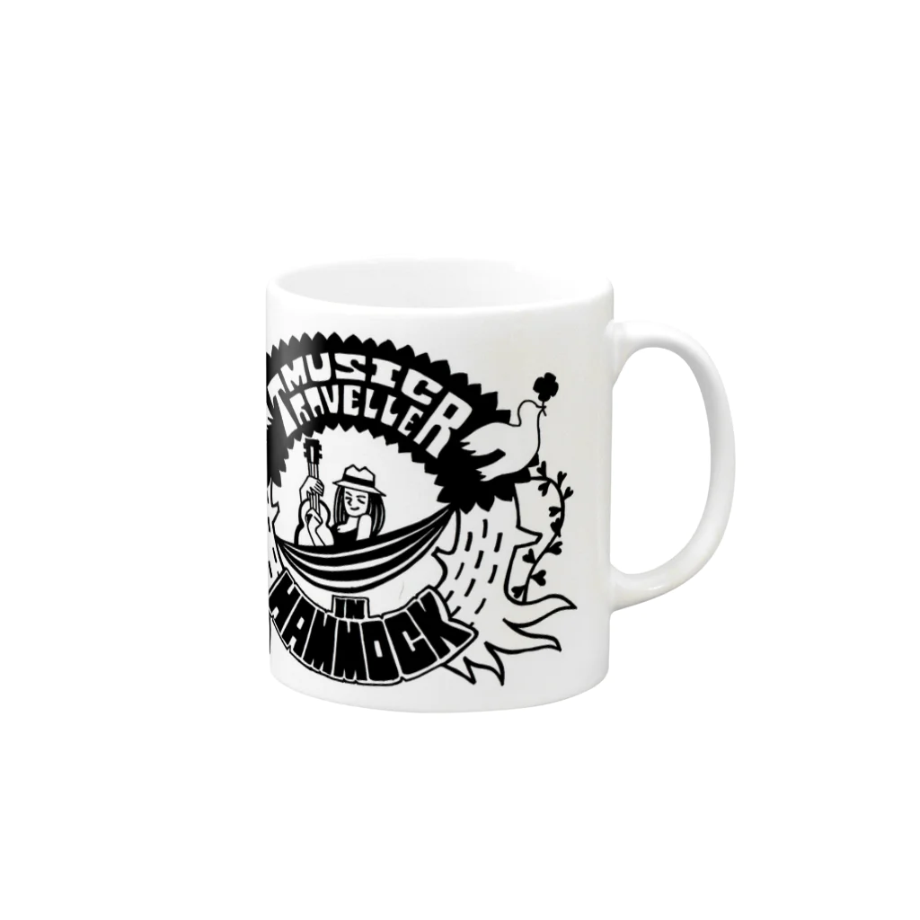 HAMMOCKのMUSIC　TRAVELLER Mug :right side of the handle