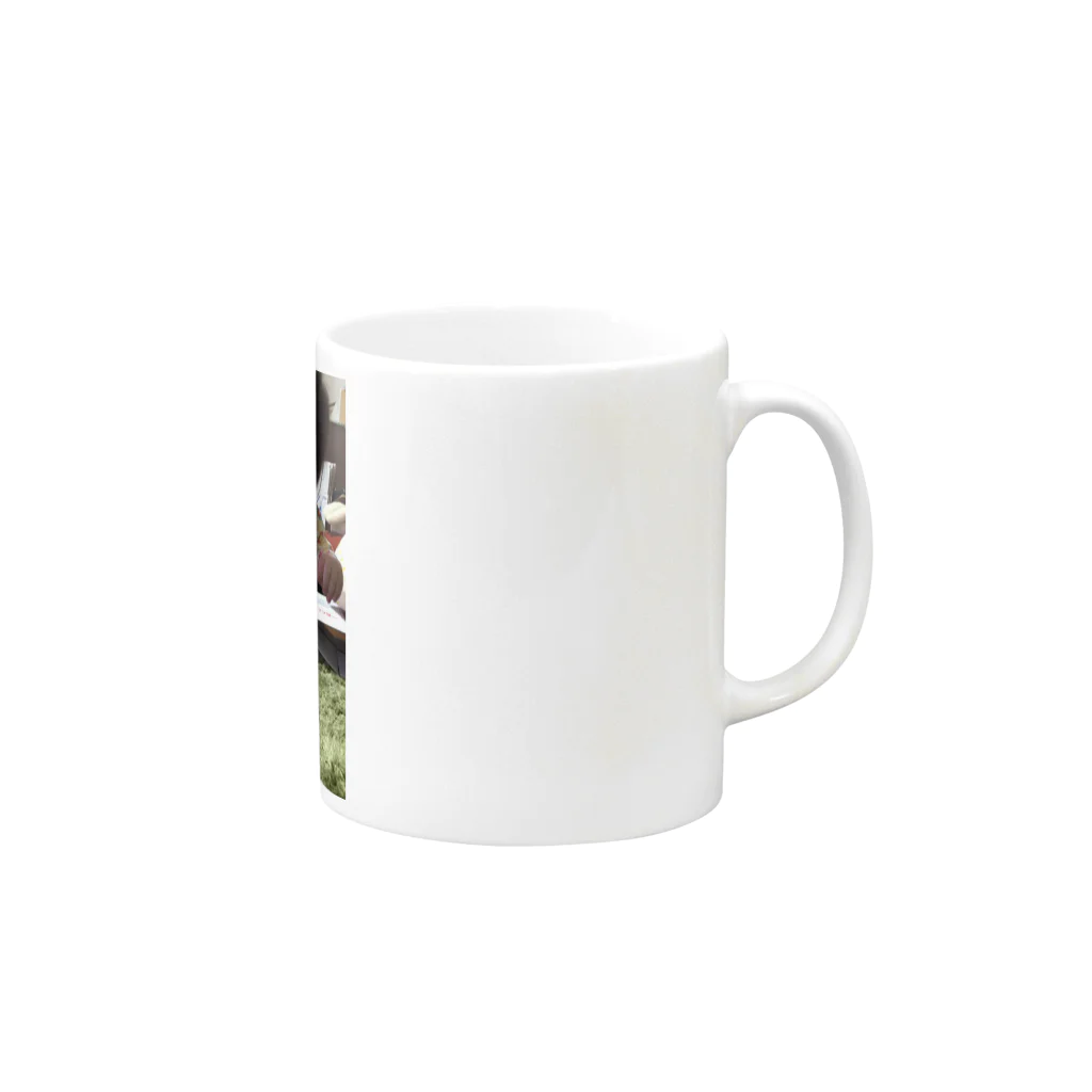 maccha_nの姪っ子 Mug :right side of the handle